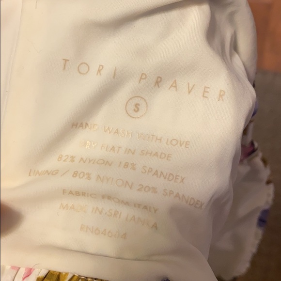 Tori praver floral print bikini top - Picture 3 of 3